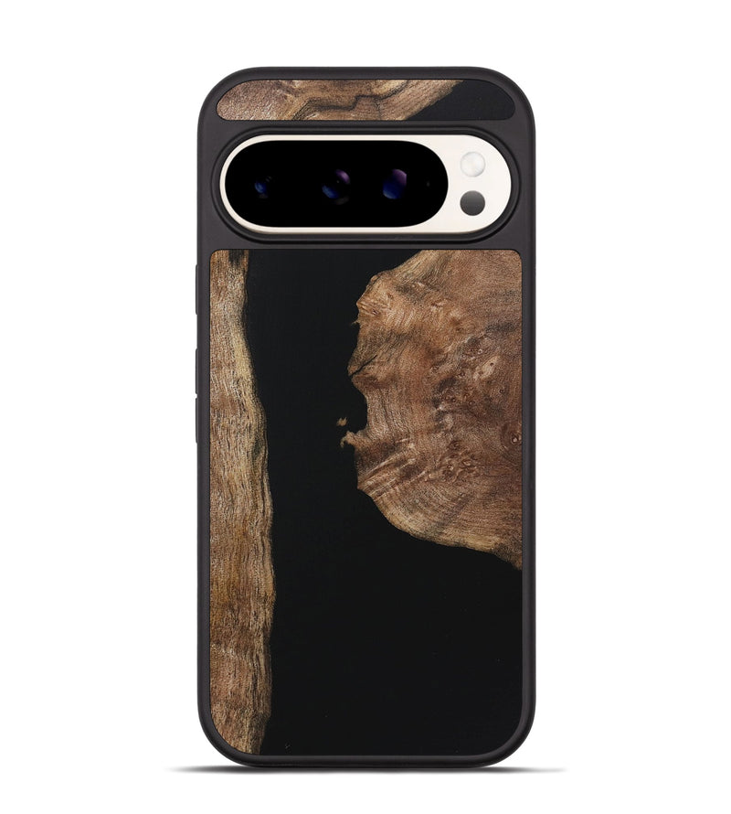 Pixel 9 Wood Phone Case - Gael (Pure Black, 723350)