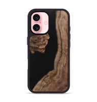 iPhone 16 Wood Phone Case - Homer (Pure Black, 723351)