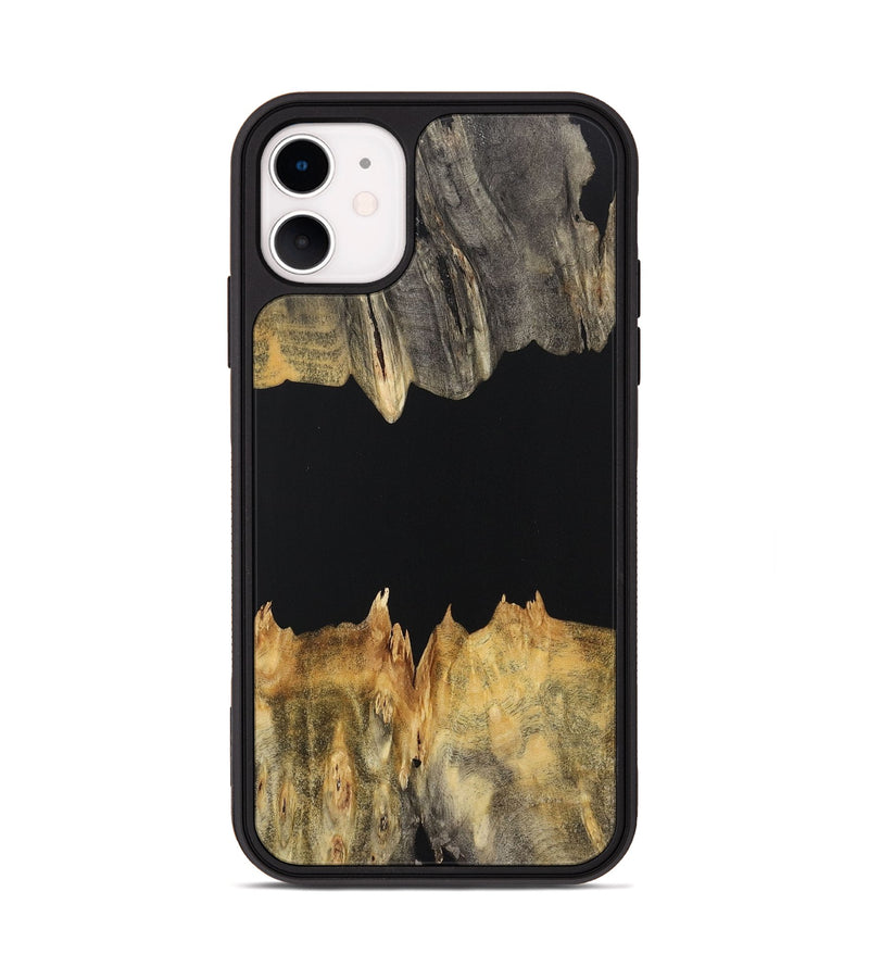 iPhone 11 Wood Phone Case - Barry (Pure Black, 723352)