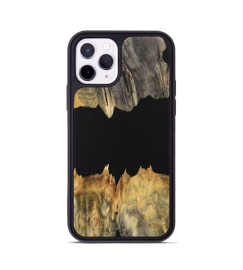 iPhone 11 Pro Wood Phone Case - Barry (Pure Black, 723352)