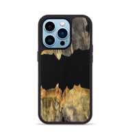 iPhone 14 Pro Wood Phone Case - Barry (Pure Black, 723352)