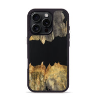 iPhone 16 Pro Wood Phone Case - Barry (Pure Black, 723352)