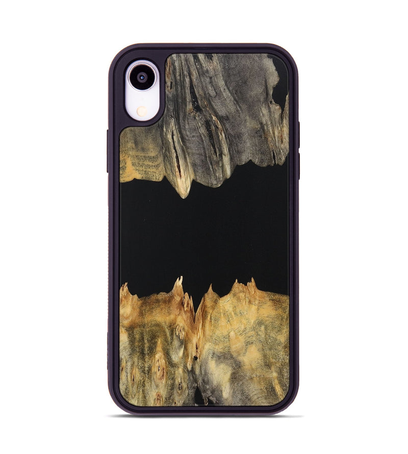 iPhone Xr Wood Phone Case - Barry (Pure Black, 723352)