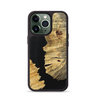 iPhone 13 Pro Wood Phone Case - Elsa (Pure Black, 723353)