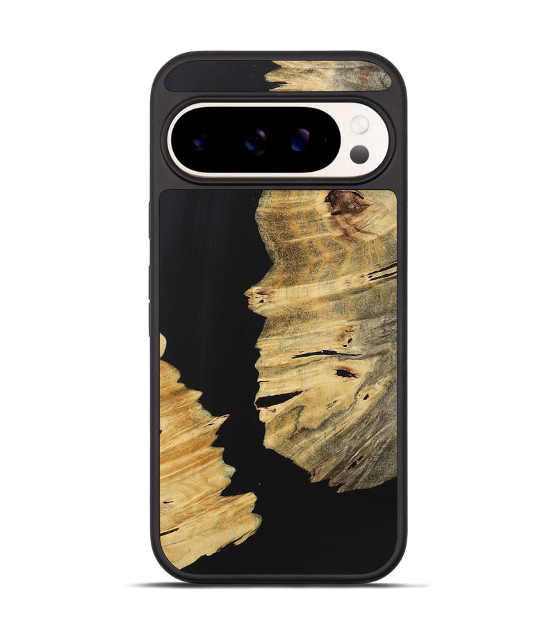 Pixel 9 Wood Phone Case - Elsa (Pure Black, 723353)