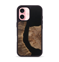 iPhone 16 Wood Phone Case - Dawson (Pure Black, 723354)