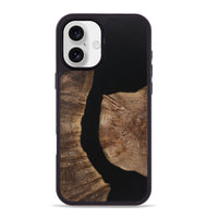 iPhone 16 Plus Wood Phone Case - Dawson (Pure Black, 723354)