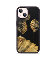 iPhone 14 Wood Phone Case - Darla (Pure Black, 723355)