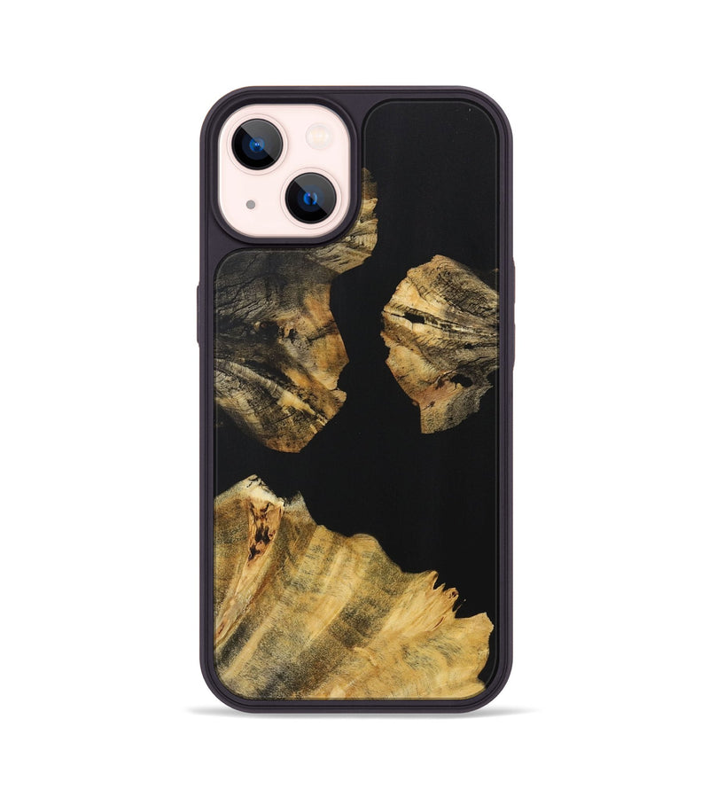 iPhone 14 Wood Phone Case - Darla (Pure Black, 723355)