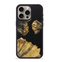 iPhone 15 Pro Max Wood Phone Case - Darla (Pure Black, 723355)