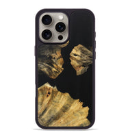 iPhone 16 Pro Max Wood Phone Case - Darla (Pure Black, 723355)