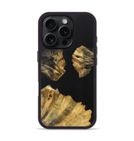 iPhone 16 Pro Wood Phone Case - Darla (Pure Black, 723355)