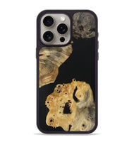 iPhone 15 Pro Max Wood Phone Case - Kay (Pure Black, 723356)