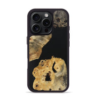 iPhone 16 Pro Wood Phone Case - Kay (Pure Black, 723356)