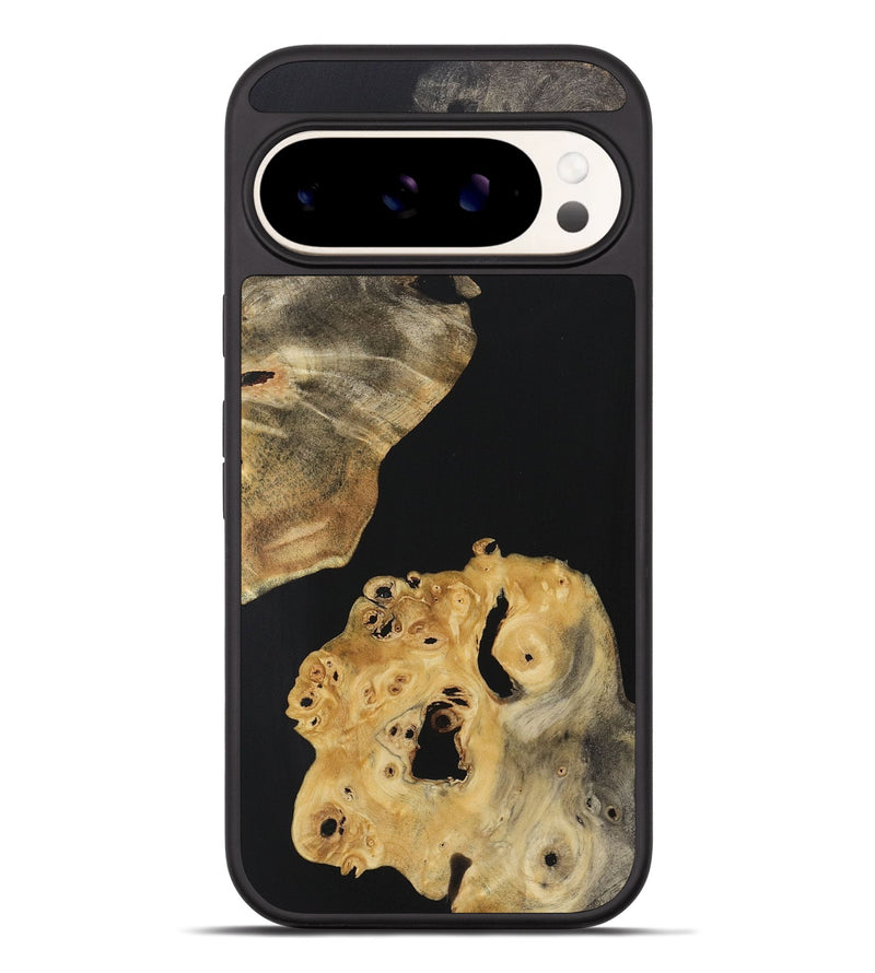 Pixel 9 Pro XL Wood Phone Case - Kay (Pure Black, 723356)