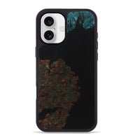 iPhone 16 Plus Wood Phone Case - Hilary (Pure Black, 723358)