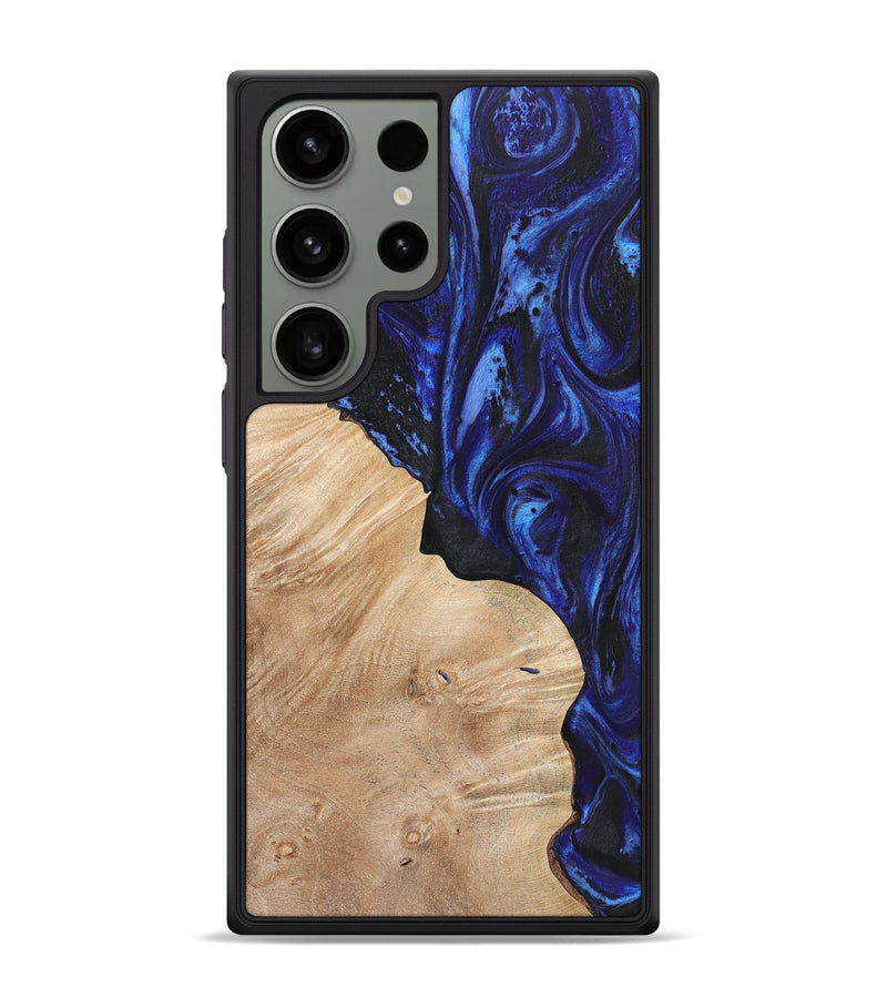 Galaxy S24 Ultra Wood Phone Case - Lacey (Blue, 723363)