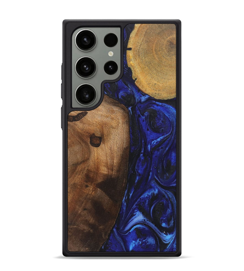 Galaxy S24 Ultra Wood Phone Case - Alec (Blue, 723369)