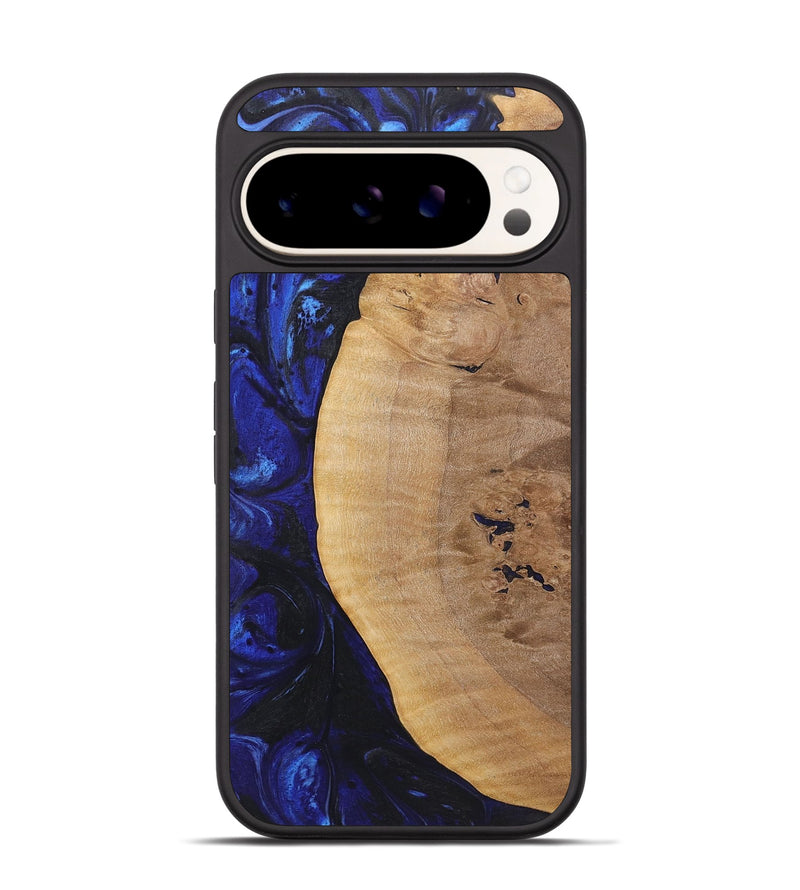 Pixel 9 Wood Phone Case - Zion (Blue, 723376)