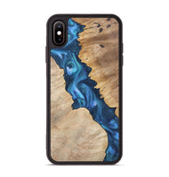 iPhone Xs Max Wood Phone Case - Mae (Blue, 723379)