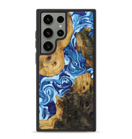 Galaxy S23 Ultra Wood Phone Case - Stephanie (Blue, 723387)