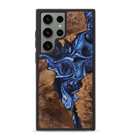 Galaxy S23 Ultra Wood Phone Case - Daisy (Blue, 723388)