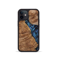 iPhone 12 mini Wood Phone Case - Bethany (Blue, 723394)