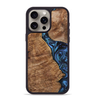 iPhone 15 Pro Max Wood Phone Case - Bethany (Blue, 723394)