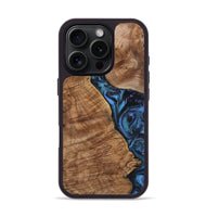 iPhone 16 Pro Wood Phone Case - Bethany (Blue, 723394)