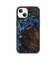 iPhone 14 Wood Phone Case - Heather (Blue, 723395)