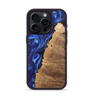 iPhone 15 Pro Wood Phone Case - Ralph (Blue, 723401)