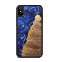 iPhone Xs Max Wood Phone Case - Ralph (Blue, 723401)