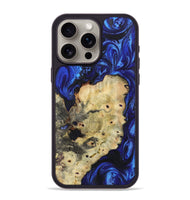 iPhone 15 Pro Max Wood Phone Case - Sammy (Blue, 723403)