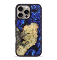 iPhone 16 Pro Max Wood Phone Case - Sammy (Blue, 723403)