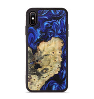 iPhone Xs Max Wood Phone Case - Sammy (Blue, 723403)