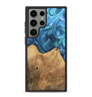 Galaxy S23 Ultra Wood Phone Case - Brendon (Blue, 723404)