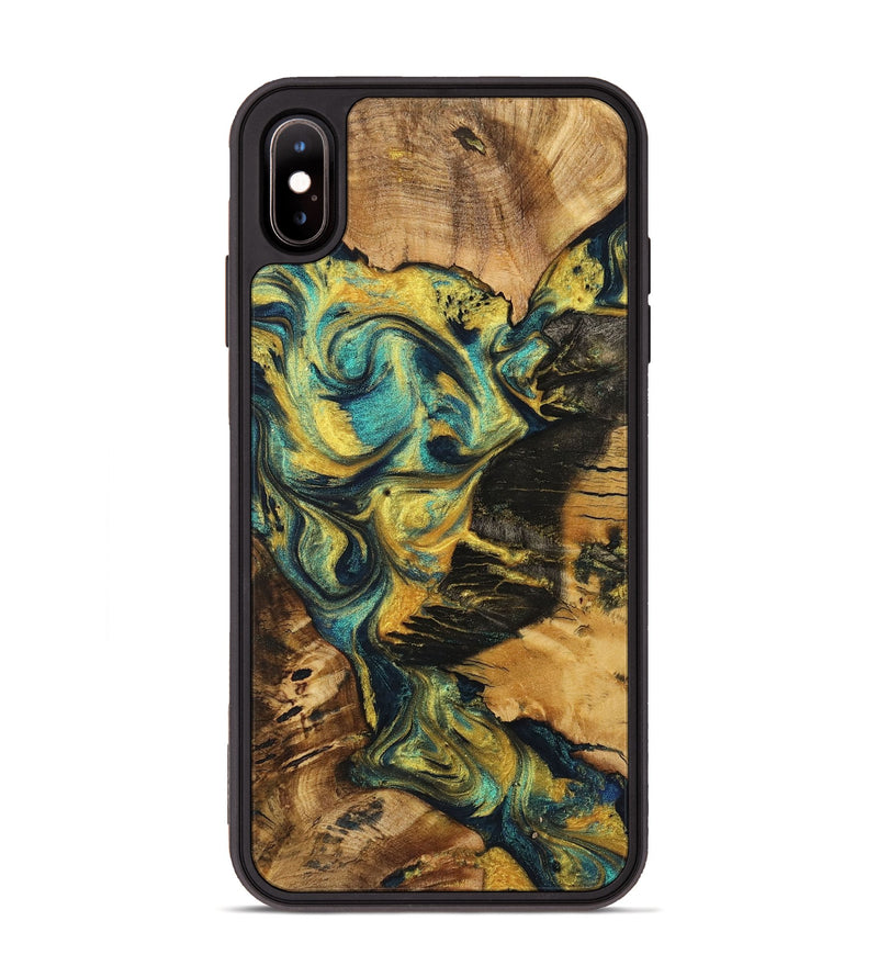 iPhone Xs Max Wood Phone Case - Jackson (Green, 723416)