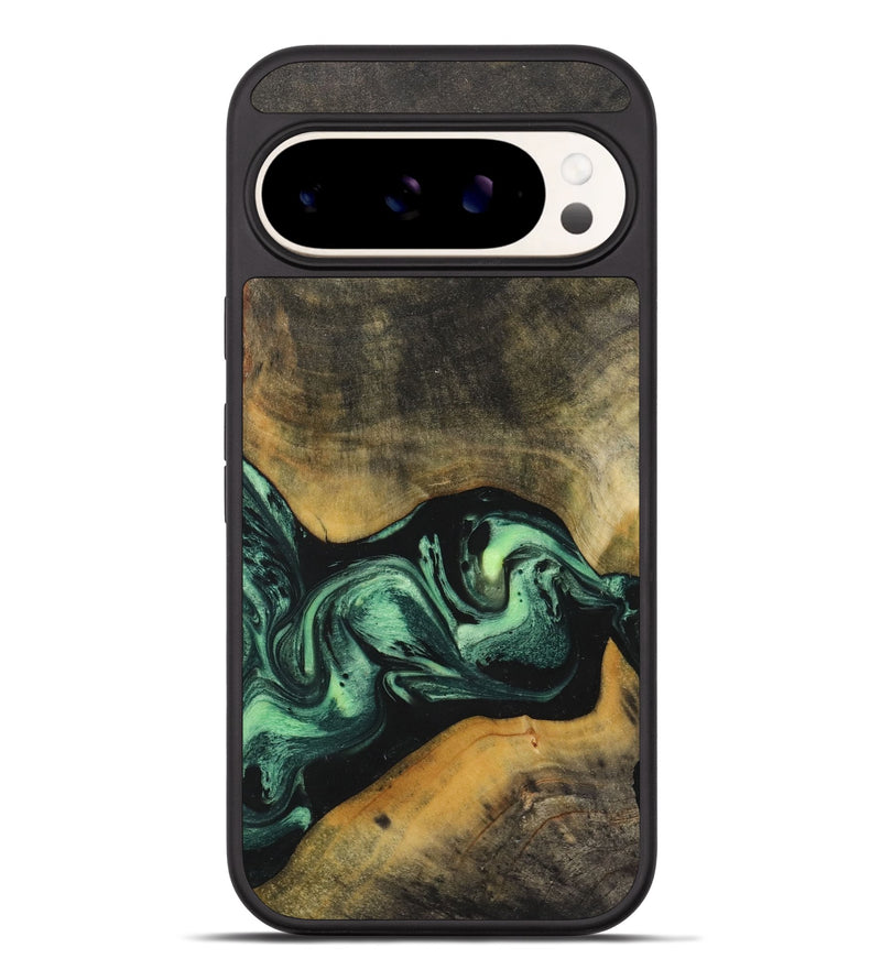 Pixel 9 Pro XL Wood Phone Case - Nina (Green, 723422)