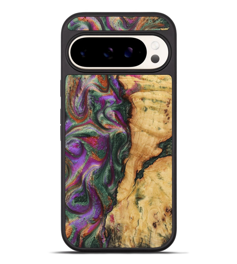 Pixel 9 Pro XL Wood Phone Case - Celeste (Green, 723427)