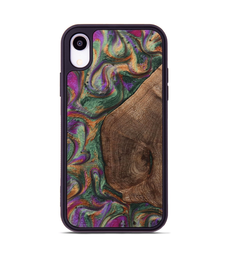 iPhone Xr Wood Phone Case - Bart (Green, 723430)