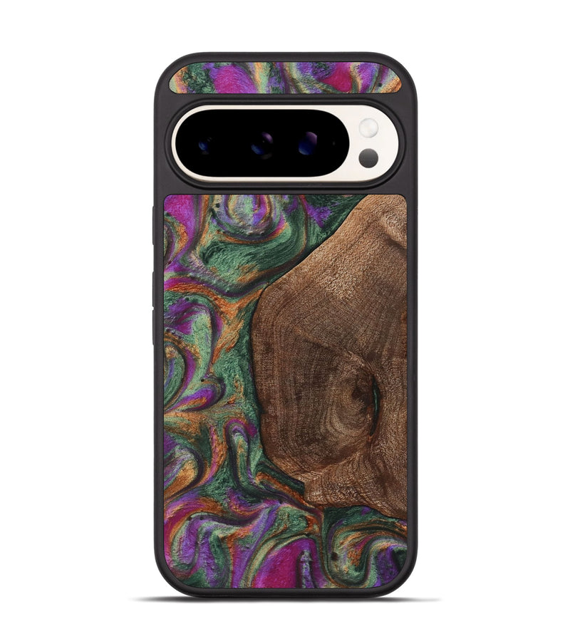 Pixel 9 Wood Phone Case - Bart (Green, 723430)