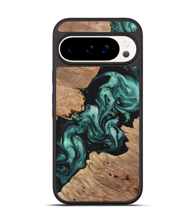 Pixel 9 Wood Phone Case - Lauren (Green, 723431)