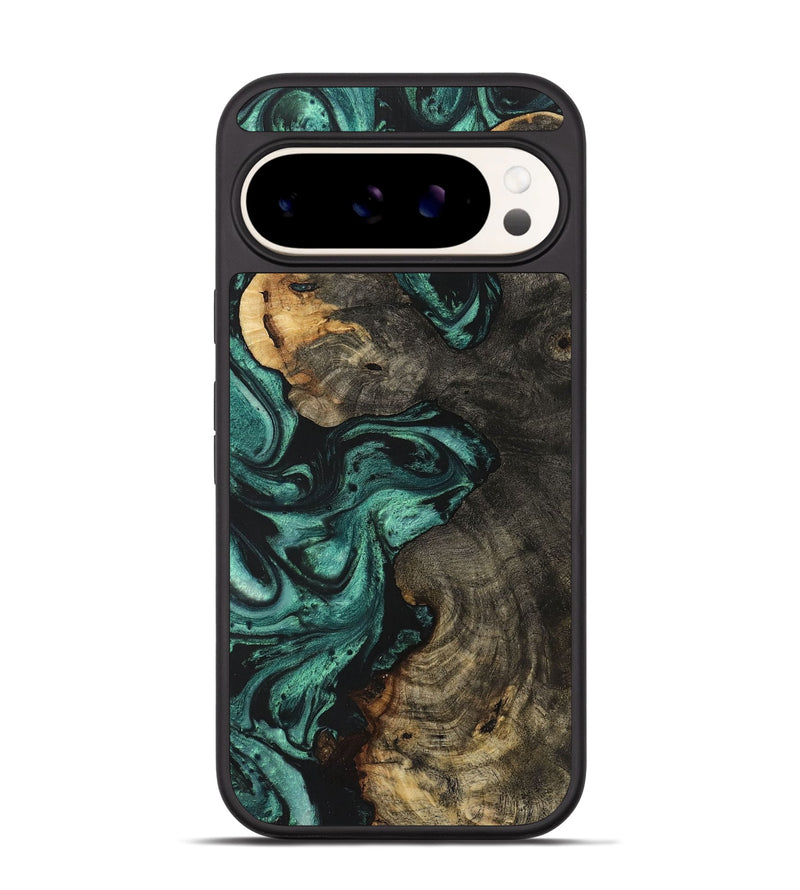 Pixel 9 Wood Phone Case - Patrice (Green, 723432)