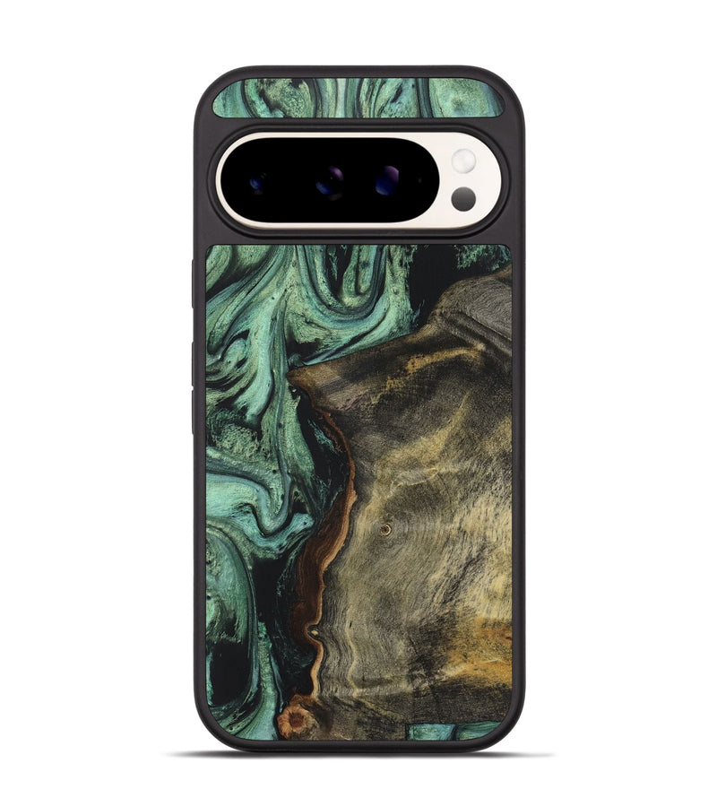 Pixel 9 Wood Phone Case - Dick (Green, 723433)