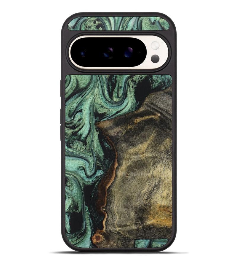 Pixel 9 Pro XL Wood Phone Case - Dick (Green, 723433)