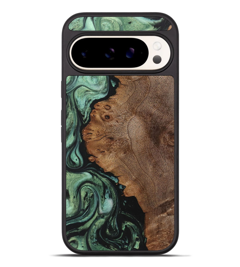 Pixel 9 Pro XL Wood Phone Case - Raquel (Green, 723435)