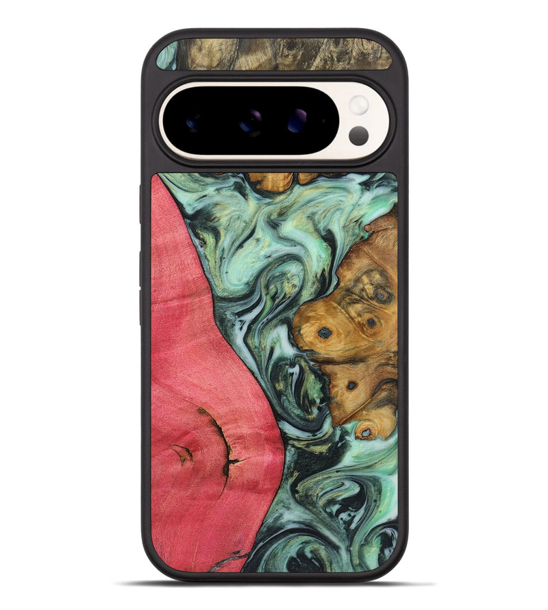 Pixel 9 Pro XL Wood Phone Case - Skyler (Green, 723438)