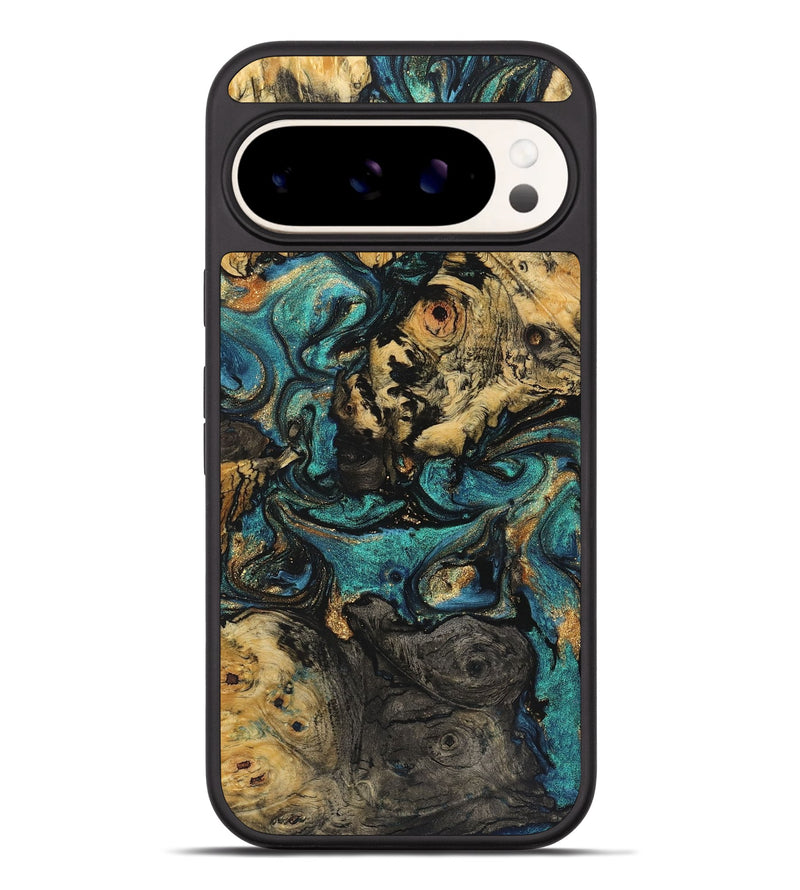 Pixel 9 Pro XL Wood Phone Case - Annette (Green, 723439)