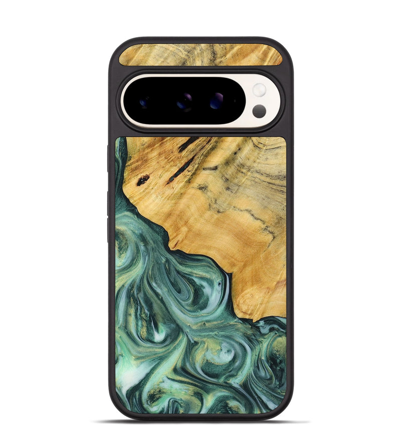 Pixel 9 Wood Phone Case - Bryson (Green, 723440)