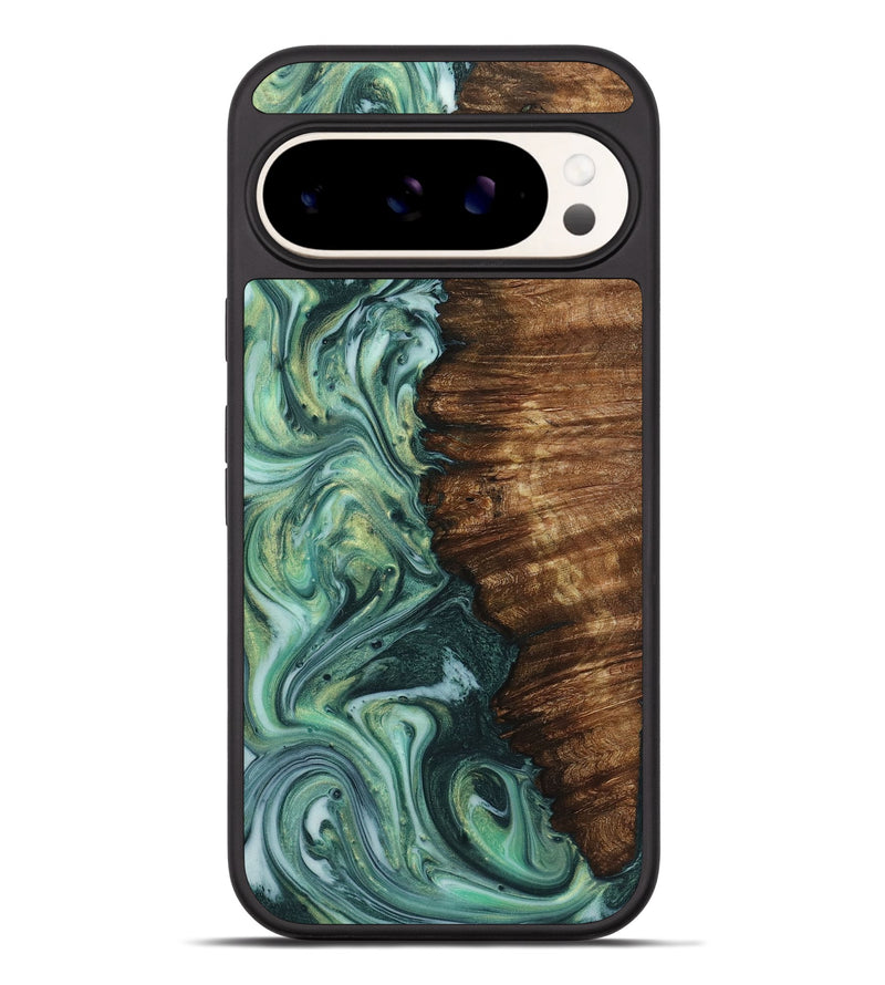 Pixel 9 Pro XL Wood Phone Case - Aylin (Green, 723441)